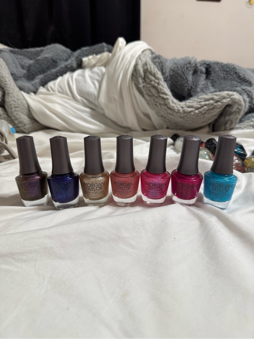 Morgan Taylor Shimmer Nail Polish Bundle